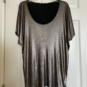 Silver lame MarieMarie blouse
